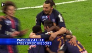 Le PSG remporte sa 6ème Coupe de la Ligue en battant Lille 2-1