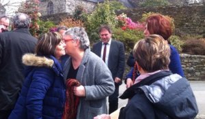 Manifestation contre la fermeture d'une classe à Motreff