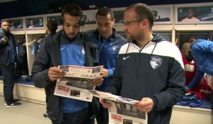 Avant HAC - Nîmes, les images de l'arrivée des joueurs au Stade Océane