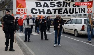 Châteaulin.  70 personnes au défilé du 1er-Mai