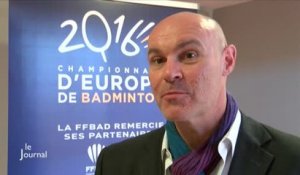 Championnats d'Europe de badminton 2016 : Fabrice Vallet