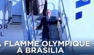 La flamme olympique débarque au Brésil