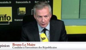 Bruno Le Maire : « François Hollande est le candidat des petits intérêts, des petits calculs »