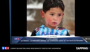 L’enfant qui avait ému Lionel Messi menacé en Afghanistan et obligé de fuir son pays (vidéo)