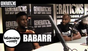 Babarr - Interview (Live des studios de Generations)