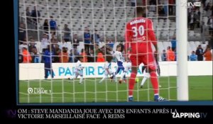 OM : Steve Mandanda joue avec des enfants après la victoire marseillaise face à Reims (vidéo)