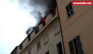 Incendie d'appartement rue du roi de Rome à Ajaccio