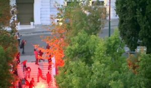 Des incidents on éclaté en marge des manifestations à Athènes