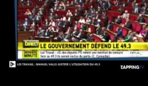 Loi Travail : Manuel Valls justifie l’utilisation du 49.3 devant les députés, "le pays doit avancer" (Vidéo)
