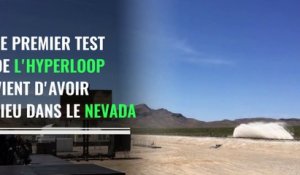 Premièrs tests réussis du train supersonique Hyperloop