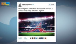 Zlatan Ibrahomivic annonce son départ du PSG