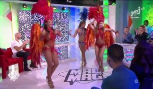 Gyselle Soares danse la samba sur le plateau du Mad Mag