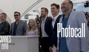 Ryan Gosling, Russel Crowe, Matthew Borner (The Nice Guys) - Photocall Officiel - Cannes 2016 CANAL+