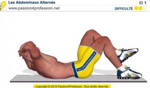 Exercices abdos: Abdominaux Alternés pour bien sculpter l'abdomen