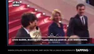 Festival Cannes 2016 : Marion Cotillard prise d'un fou rire, Samy Naceri tire la langue aux photographes (Vidéo)