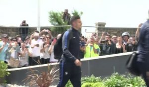 Foot - Euro : Les Bleus sont arrivés à Biarritz