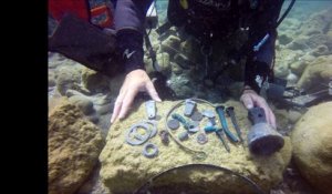 Ces plongeurs découvrent un trésor romain vieux de 1.600 ans en Israel