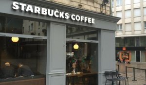 Ouverture du premier Starbucks café à Nantes