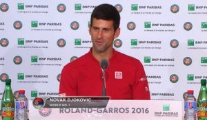 Roland-Garros - Djokovic : "Pas obsédé par la victoire"
