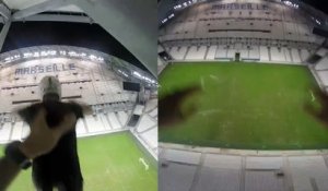 Ils montent sans autorisation sur le toit du stade Vélodrome