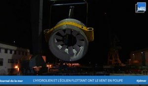 JOURNAL DE LA MER | Coup d'accélérateur pour les projets hydroliens et éoliens en mer en France