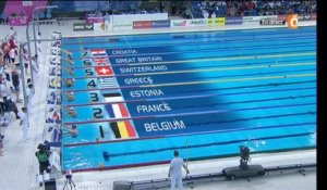 Le relais 4x100 4 nages tricolore assure en séries