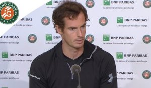 Roland-Garros 2016 Conférence de presse Murray / 1T