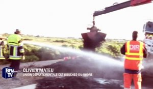 Déblocage de la raffinerie de Fos-sur-Mer: "On s’est fait tirer dessus au flash-ball", dit un syndicaliste