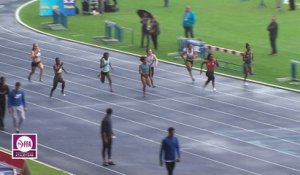 Finale F 100 m (Victoire de Stella Akakpo en 11''46)