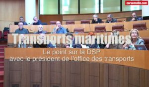 Transports maritimes.  Le point sur la DSP