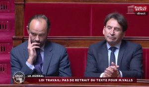 Loi Travail : Pas de retrait du texte, la mise au point de Manuel Valls