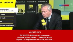 François Hollande taclé par Bruno Le Maire : "Il pense qu’il peut acheter les Français"
