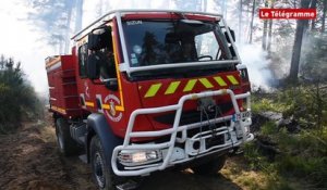 Landivisiau (29). Un incendie détruit 2 ha au bois de Coatmeur