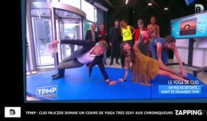 TPMP : Clio Pajczer donne un cours de yoga très sexy aux chroniqueurs (Vidéo)
