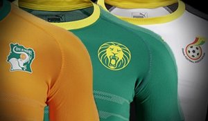 Les nouveaux maillots de la Côte d’Ivoire, du Ghana et du Cameroun !