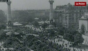 "1er mai retrouvé" : la CGT défile à Paris en 1945