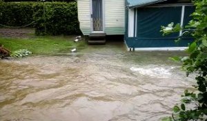 Le camping de Pouhou (La Roche) toujours inondé