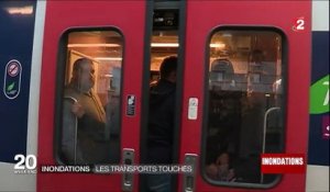 Inondations : les transports touchés