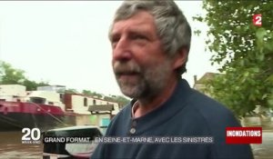 Inondations : en Seine-et-Marne, avec les sinistrés