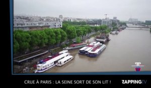 Crue à Paris : la Seine vue du ciel (vidéo)