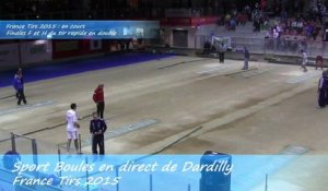 Finale tir rapide en double masculin, France Tirs, Sport Boules, Dardilly 2015