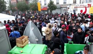 Paris : un campement de 1800 migrants évacué