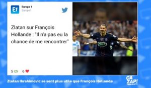 Zlatan Ibrahimovic se sent plus utile que François Hollande : qu'en dit Twitter ?