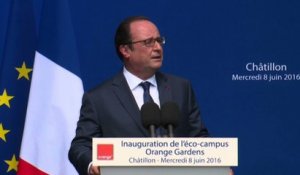 Discours lors de l'inauguration du site d'Orange Gardens