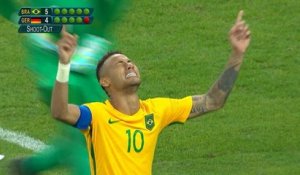 Jeux Olympiques 2016 - Football - La séance de tirs au but de la finale Brésil/Allemagne