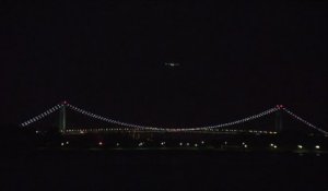 Solar Impulse Airplane - Vol de nuit d'un avion solaire au dessus de New York !