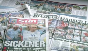Euro 2016 : les journaux anglais expriment leur "honte" après les violences à Marseille