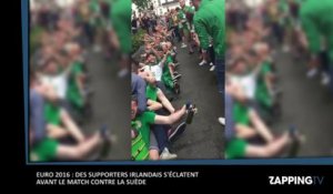 Euro 2016 : Des supporters Irlandais s'éclatent à Paris avant le match contre la Suède (Vidéo)