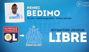 Officiel : Henri Bedimo rebondit à l'OM !