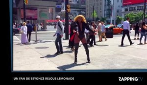 Beyoncé : Un fan travesti rejoue le film "Lemonade" en pleine rue (Vidéo)